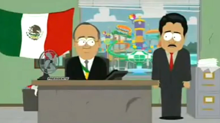 Felipe Caldern, nou personatge de South Park
